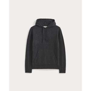 Everlane Men's Felted Merino Hoodie in Charcoal, Size Extra Large, Wool